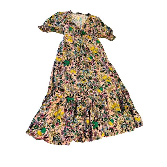 Boden Midi Tea Dress - Milkshake, Tropic Meadow  Dress - US Size 4 - Picture 16 of 16